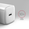 Axagon ACU-PD30W wall charger 1x QC3.0/AFC/FCP/PD type-C 30W white Telefon komórkowy, Smartfon, Smartwatch, Tablet, Uni