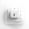 Axagon ACU-PD30W wall charger 1x QC3.0/AFC/FCP/PD type-C 30W white Telefon komórkowy, Smartfon, Smartwatch, Tablet, Uni