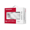 Axagon ACU-PD30W wall charger 1x QC3.0/AFC/FCP/PD type-C 30W white Telefon komórkowy, Smartfon, Smartwatch, Tablet, Uni