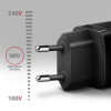 Axagon ACU-PD30 kroviklis jungiama tinkl PD 30W, 1x port USB-C, PD3.0/QC3.0/AFC/FCP/Apple Juoda Telefon komórkowy, Smar