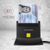 Axagon CRE-SM2 czytnik do kart chipowych Wewnętrzna USB USB 2.0 Czarny-18737729