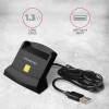 Axagon CRE-SM2 czytnik do kart chipowych Wewnętrzna USB USB 2.0 Czarny-18737733