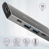 AXAGON HMC-5G21 USB-HUB 2x USB-A + 2x USB-C + HDMI 4K/30Hz, USB-C 3,1 - 13cm-18738112