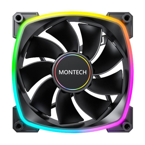 Montech RX140 PWM Obudowa komputera Wentylator 14 cm Czarny 1 szt.-18716502