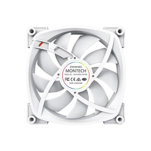 Montech RX140 PWM Obudowa komputera Wentylator 14 cm Biały 1 szt.-18716531