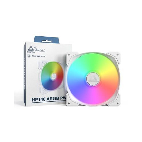 Montech HP140 ARGB PWM Obudowa komputera Wentylator 14 cm Biały 1 szt.-18716571