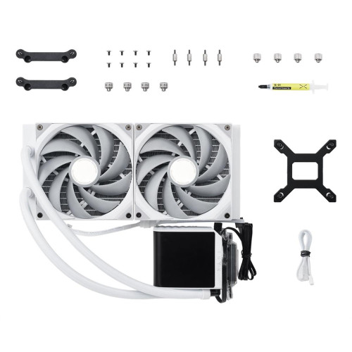 Kompletne chłodzenie wodne - 280 mm biały - AMD Socket AM4 (Ryzen) - AMD Socket AM5 (Ryzen Zen4)-18716633