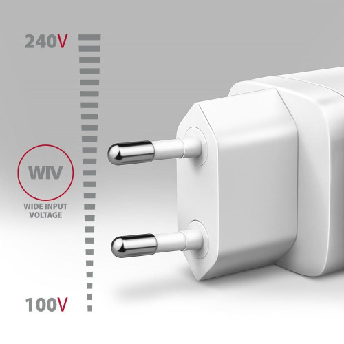 Axagon ACU-PD30W wall charger 1x QC3.0/AFC/FCP/PD type-C 30W white Telefon komórkowy, Smartfon, Smartwatch, Tablet, Uni