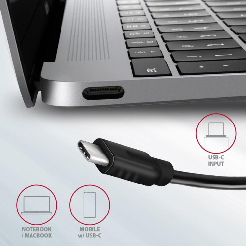AXAGON HMC-5G21 USB-HUB 2x USB-A + 2x USB-C + HDMI 4K/30Hz, USB-C 3,1 - 13cm-18738113