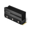 Axagon CLR-M2XL system chłodzenia komputerów M.2 NVMe SSD, Dysk SSD Radiator Czarny 1 szt.