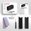 Axagon CLR-M2XL system chłodzenia komputerów M.2 NVMe SSD, Dysk SSD Radiator Czarny 1 szt.-18814095