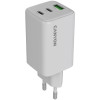 Canyon CU65ACC Aparat cyfrowy, Kontroler do gier, Słuchawki, Zestaw słuchawkowy, Telefon komórkowy, Laptop, Power bank, Smartfon Biały Prąd przemienny