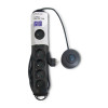 Qoltec 50171 ochrona przeciwprzepięciowa Czarny 7 x gniazdo sieciowe 230 V 1,5 m-18824808