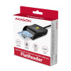 Axagon CRE-SM3SD USB Smart card & SD/microSD/SIM Flat czytnik do kart chipowych Wewnętrzna USB 2.0 Czarny-18836562