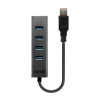 Lindy 43324 huby i koncentratory USB 3.2 Gen 1 (3.1 Gen 1) Type-A 5000 Mbit/s Czarny-18836924