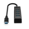 Lindy 43324 huby i koncentratory USB 3.2 Gen 1 (3.1 Gen 1) Type-A 5000 Mbit/s Czarny-18836926