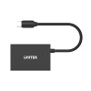 UNITEK uHUB Q4 USB 3.2 Gen 1 (3.1 Gen 1) Type-C 10000 Mbit/s Szary-18836960