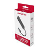 Axagon HUE-MSA Superspeed USB-A Switch Hub 4x USB 3.0 aktiv - 20cm schwarz USB 3.2 Gen 1 (3.1 Gen 1) Type-A 5000 Mbit/s 