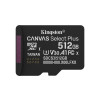 KINGSTON microSDXC 512GB Canvas Select Plus Gen3