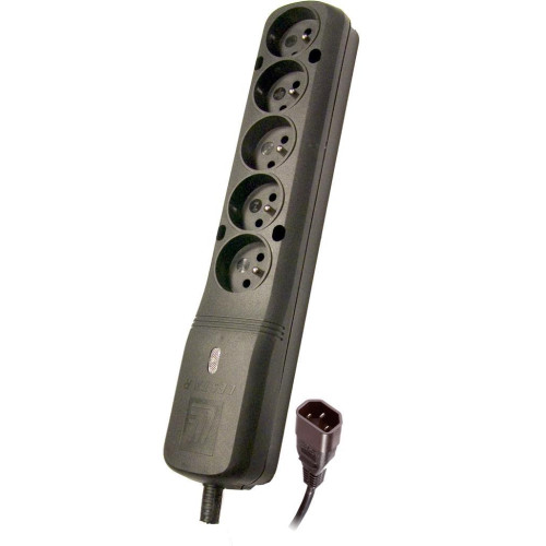 Listwa zasilająca Lestar LZ- 530 BW G-A 1966020000 (5 x Typ E z bolcem; 10 A; 1,5m; kolor czarny)-1881663