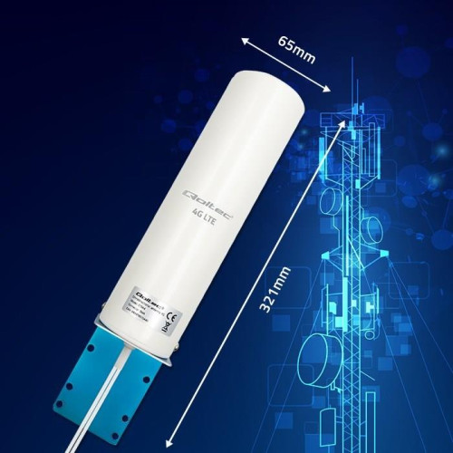 Qoltec 57044 Antena 4G LTE DUAL | 5dBi | dookólna | zewnętrzna-18820135