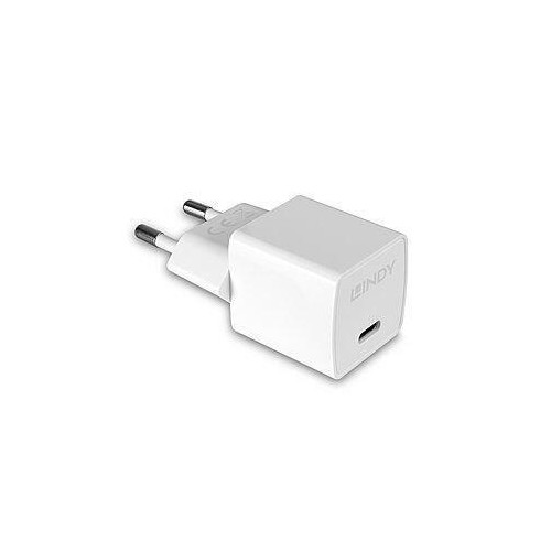 Lindy 73410 ładowarka do urządzeń przenośnych Smartfon Biały Prąd przemienny Wewnętrzna