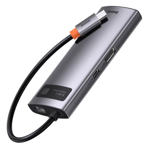 Baseus Metal Gleam USB 3.2 Gen 1 (3.1 Gen 1) Type-C Szary-18836975