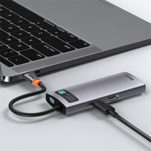 Baseus Metal Gleam USB 3.2 Gen 1 (3.1 Gen 1) Type-C Szary-18836976