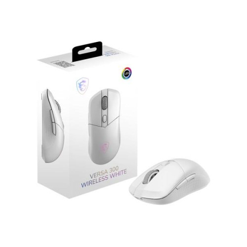 MSI Versa 300 Wireless myszka Gaming Po prawej stronie RF Wireless + Bluetooth + USB Type-C Optyczny 8000 DPI-18837508