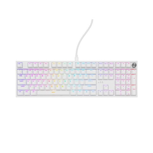 GENESIS NKG-2300 klawiatura Uniwersalne USB QWERTY Angielski Biały