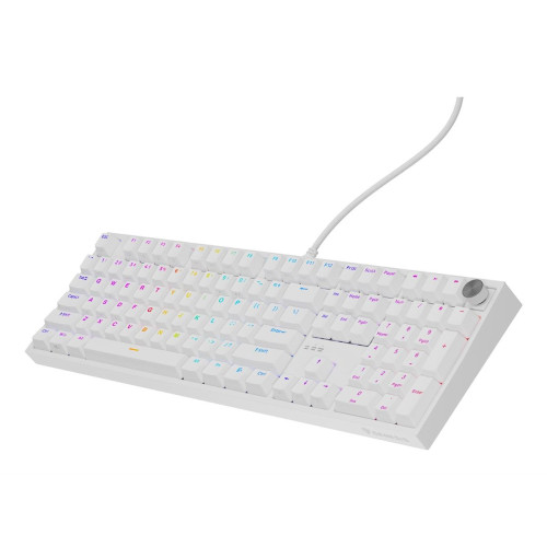 GENESIS THOR 404 klawiatura Uniwersalne USB QWERTY Angielski Biały-18917254