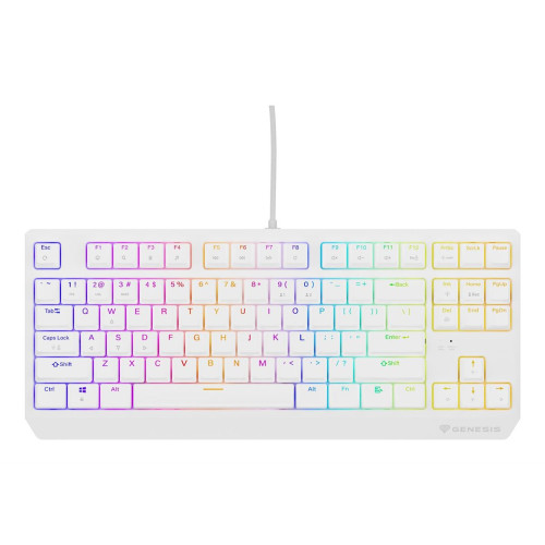 GENESIS Thor 230 TKL klawiatura Gaming USB QWERTY US English Biały-18917268