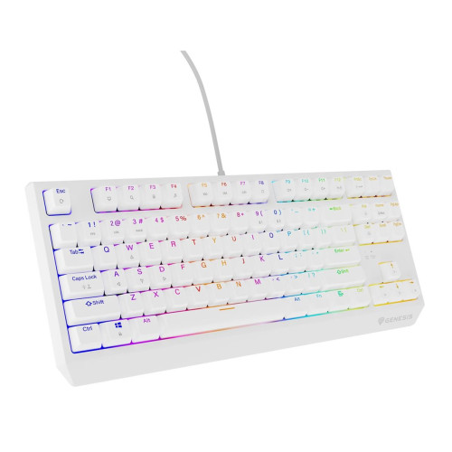 GENESIS Thor 230 TKL klawiatura Gaming USB QWERTY US English Biały-18917281