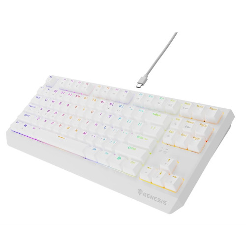 GENESIS Thor 230 TKL klawiatura Gaming USB QWERTY US English Biały-18917282