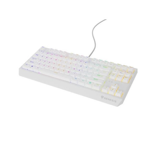 GENESIS Thor 230 TKL klawiatura Gaming USB QWERTY US English Biały