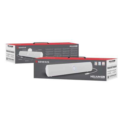 GENESIS NCS-2305 moduł głośników Biały 2.0 kan. 10 W-18917994