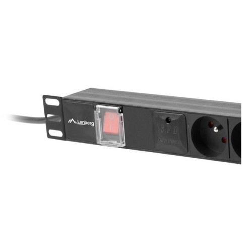 Lanberg PDU-05E-0200-IEC-BK rozdzielacz zasilania PDU 5 x gniazdo sieciowe 1U Czarny-18924466