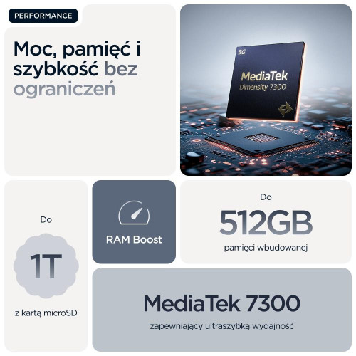 Smartfon Motorola Edge 60 Fusion 8/256 GB Android 15 Slipstream Szary-18947018