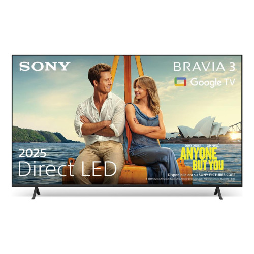 Telewizor Sony K-43S3 109,2 cm (43") 4K Ultra HD Smart TV Wi-Fi Czarny