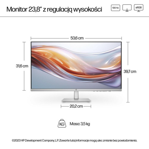 MONITOR HP LED IPS 23,8
