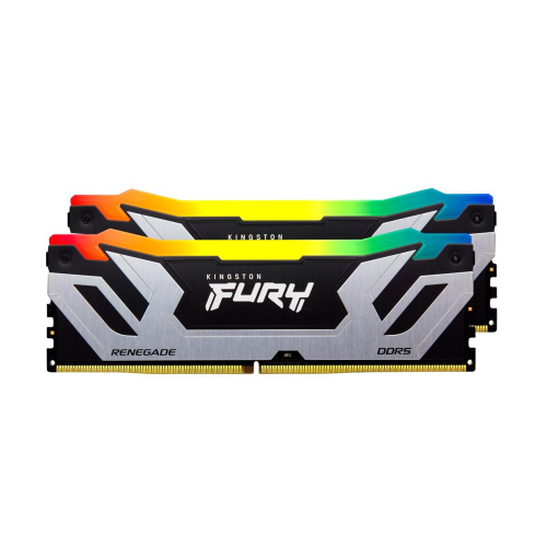 KINGSTON DDR5 48GB 8400MT/s CL40 CUDIMM (Kit of 2) FURY Renegade RGB Silver XMP-19182334
