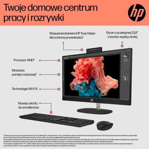 HP 24-cr0332nw AIO Ryzen 7 7730U 23.8