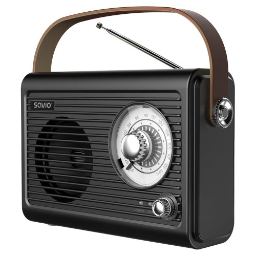 SAVIO RADIO PRZENOŚNE CZARNE RS-01-19383273