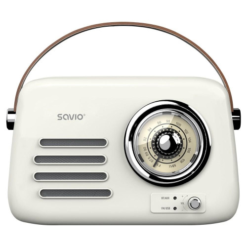 SAVIO RADIO PRZENOŚNE BIAŁE RS-02-19383276