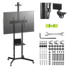 MACLEAN STAND / WÓZEK DO TV, PÓŁKA NA KAMERĘ, NA KÓŁKACH, 37-70", MAX. OBCIĄŻENIE 45KG/5KG PÓŁKA, MAX. VESA 600X400 MC-113 B
