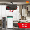 MACLEAN UCHWYT ELEKTRYCZNY DO TV, SUFITOWY, TUYA, MAX. VESA 800X400, REG. W POZ. +90°~-90°, DLA TV 43-86