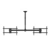 MACLEAN UCHWYT SUFITOWY DLA DWÓCH TV, MAX. OBCIĄŻENIE 2X40KG, 34-60