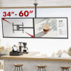 MACLEAN UCHWYT SUFITOWY DLA DWÓCH TV, MAX. OBCIĄŻENIE 2X40KG, 34-60