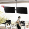MACLEAN UCHWYT SUFITOWY DLA DWÓCH TV, MAX. OBCIĄŻENIE 2X40KG, 34-60