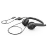 Zestaw słuchawkowy Logitech H390 Przewodowa Opaska na głowę Biuro/centrum telefoniczne USB Typu-A Czarny